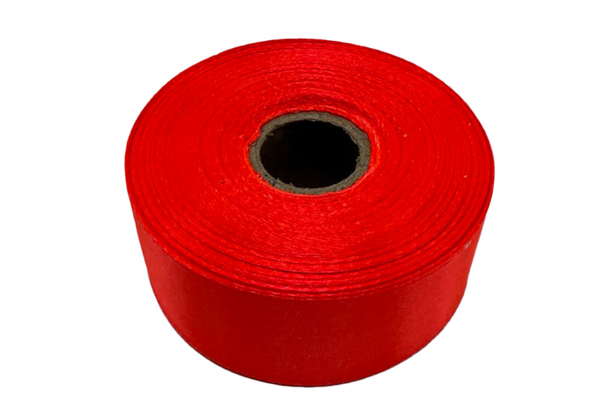 Атласная лента для рукоделия АБ-323, 2,5 см x 23 м, оранж неон