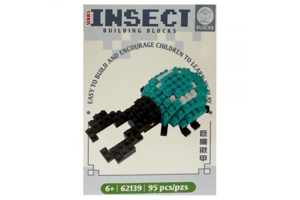Детский конструктор "Насекомые" A62139, 95 деталей