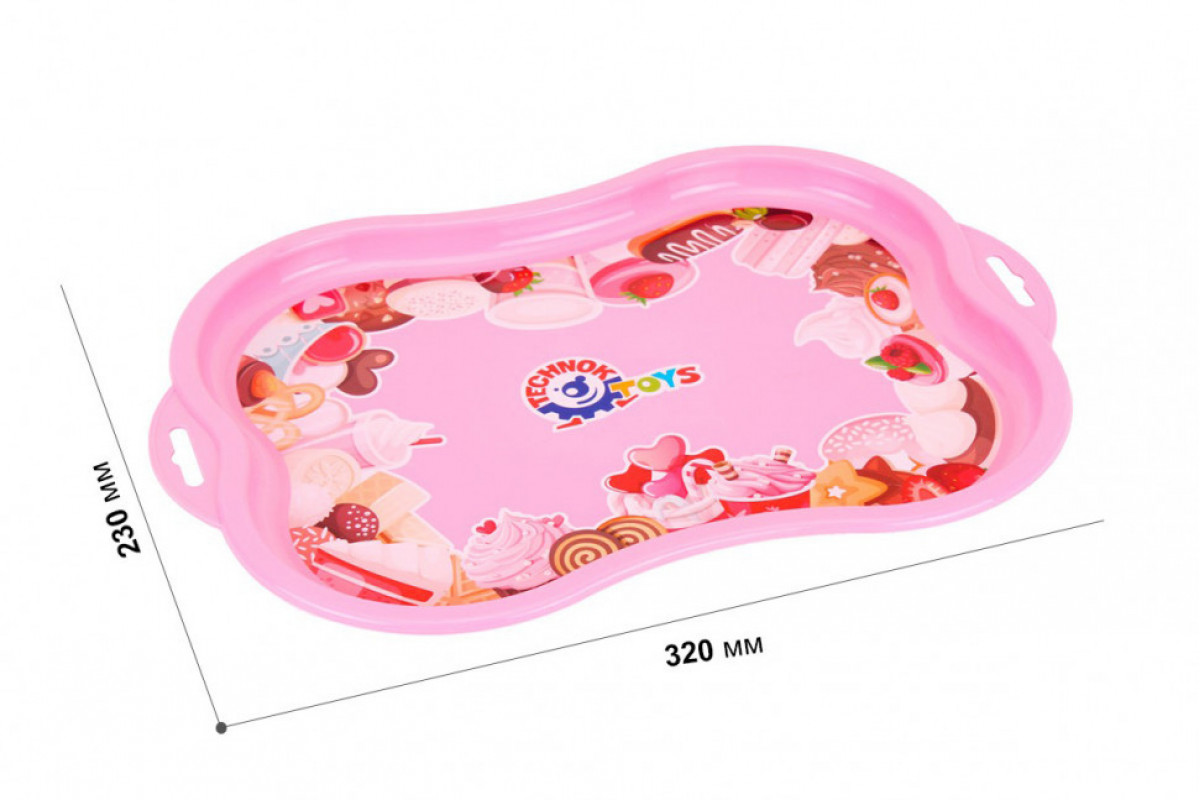 Ігровий набір посуду 7273TXK на таці