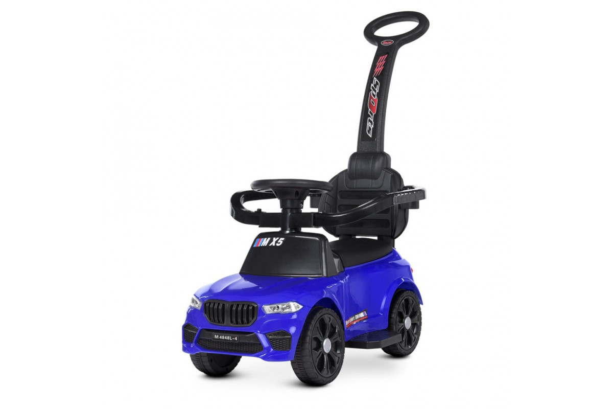 Каталка-толокар M 4848L-4 с родительской ручкой