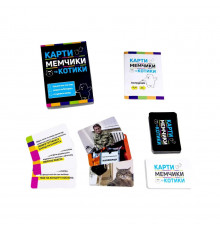Настольная игра Карты мемчики и котики Strateg 30729 развлекательная патриотическая