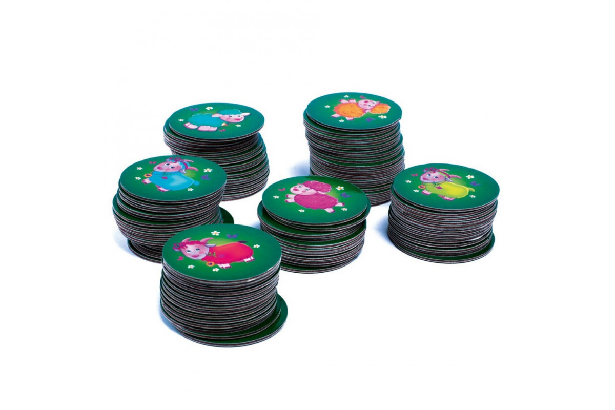 Детская настольная игра "Шустрые овцы схвати 10-ку!" VT8033-07, 99 фишек