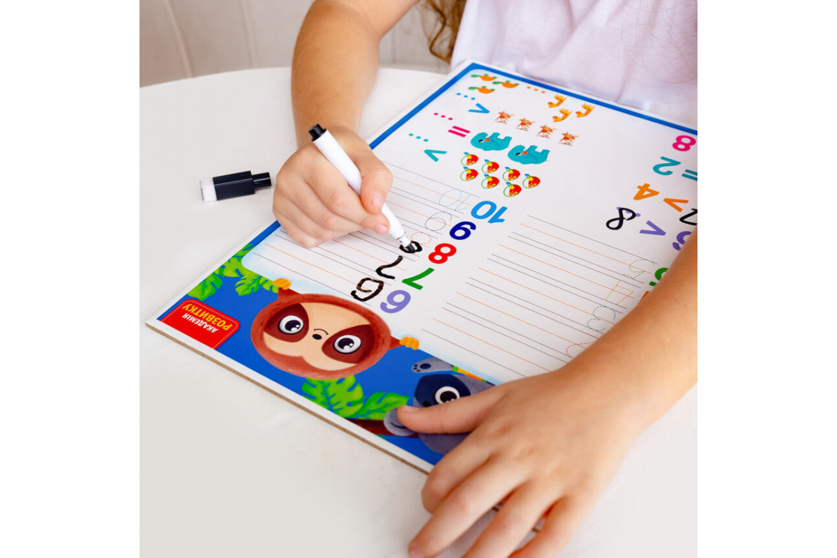 Доска-тренажер "Счет и математика" Vladi Toys VT5010-26 (укр)