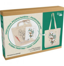 Набор для творчества экосумка-раскраска "Хлопок" N0003619, 38х42 см
