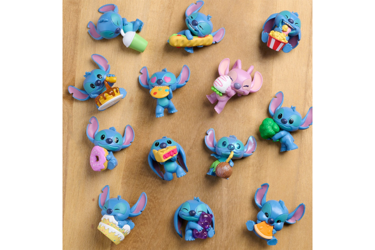 Фигурка-сюрприз в капсуле "Стич со вкусняшками" STITCH 46288 серии "Feed Me" игрушка 4 см