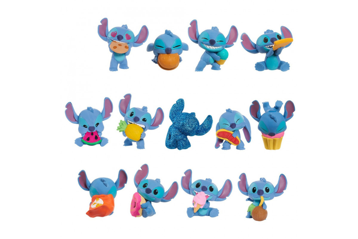 Фигурка-сюрприз в капсуле "Стич со вкусняшками" STITCH 46288 серии "Feed Me" игрушка 4 см