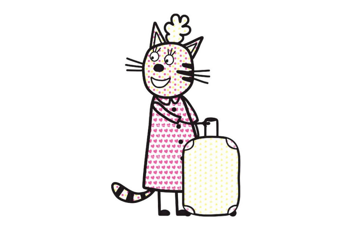 Водяная раскраска Три Кота. Море 1370011 Цветной Буль