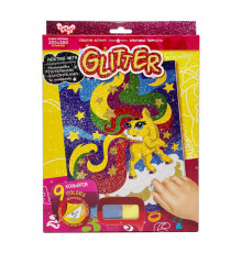 Розмальовка глітерними блискітками за номерами "Поні" РГН-02-01 міні 20,5х26 см