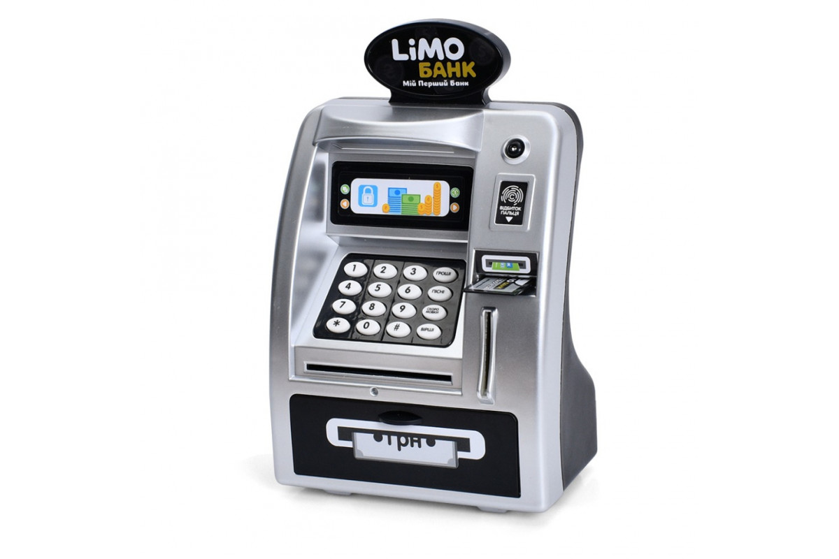 Электронная копилка-банкомат M 4550-2 I UA(Silver) световые и звуковые эффекты