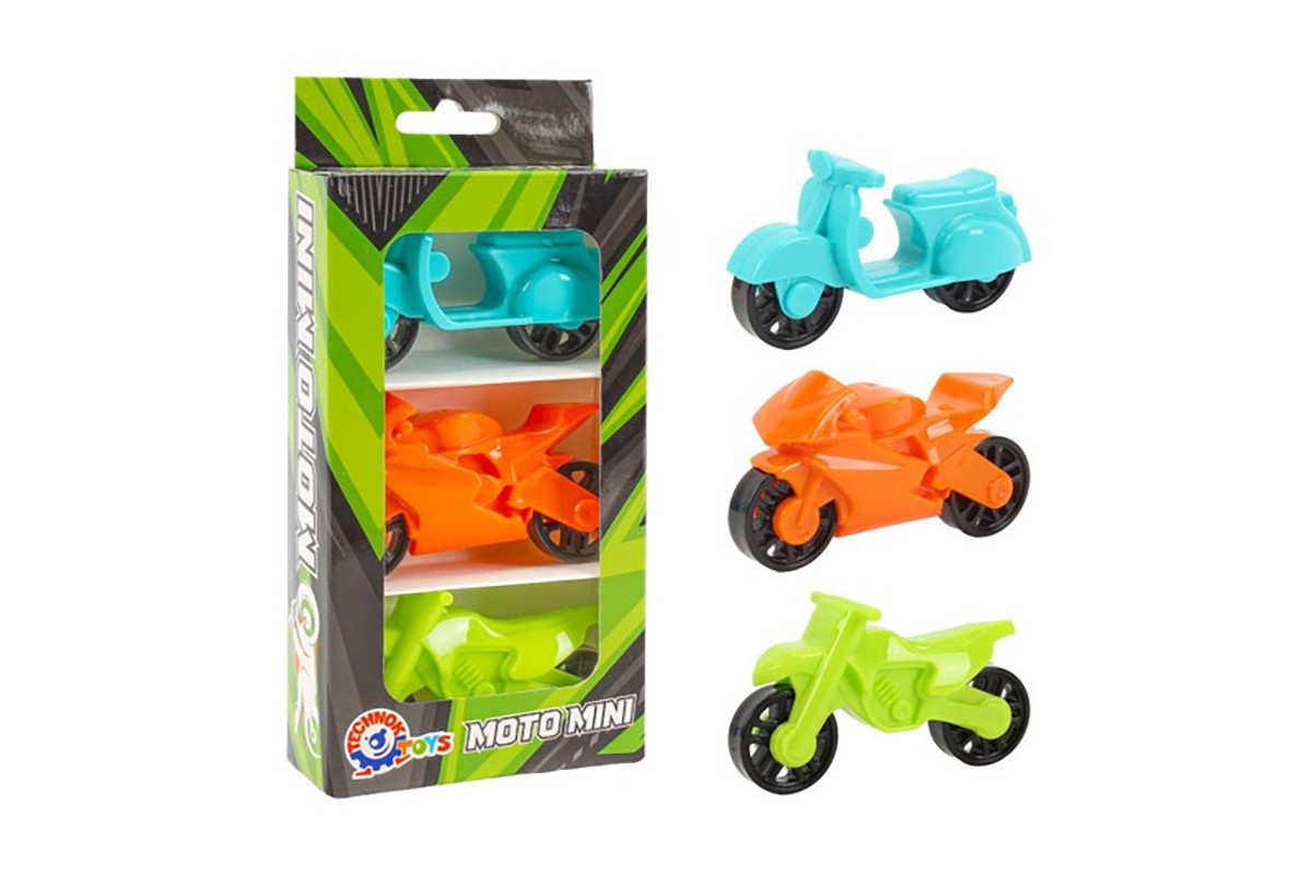 Детский игровой набор "Мотоциклы" 1942TXK 3 штуки
