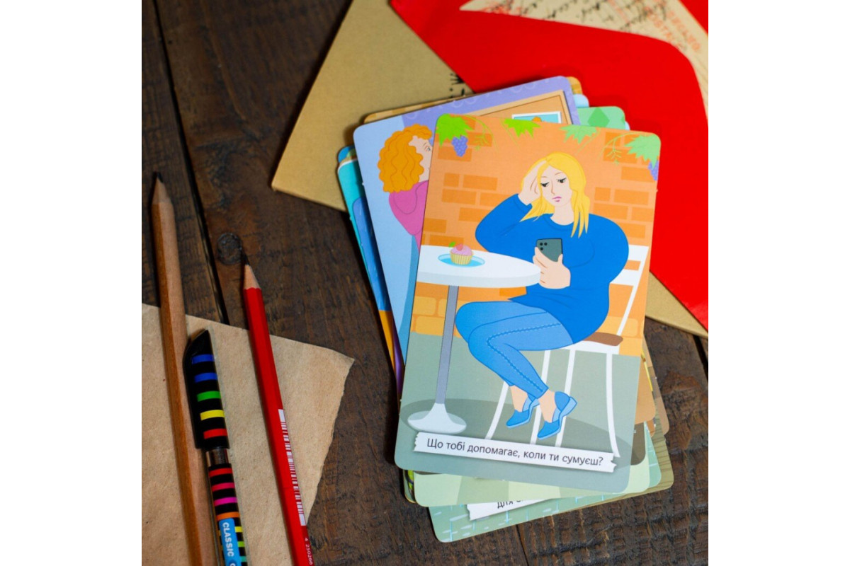 Психологическая игра для занятий с детьми "Давай поговорим!" 10156039, 30 карточек