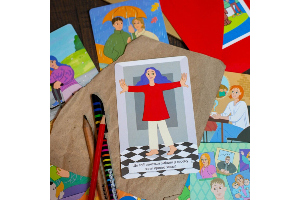 Психологическая игра для занятий с детьми "Давай поговорим!" 10156039, 30 карточек