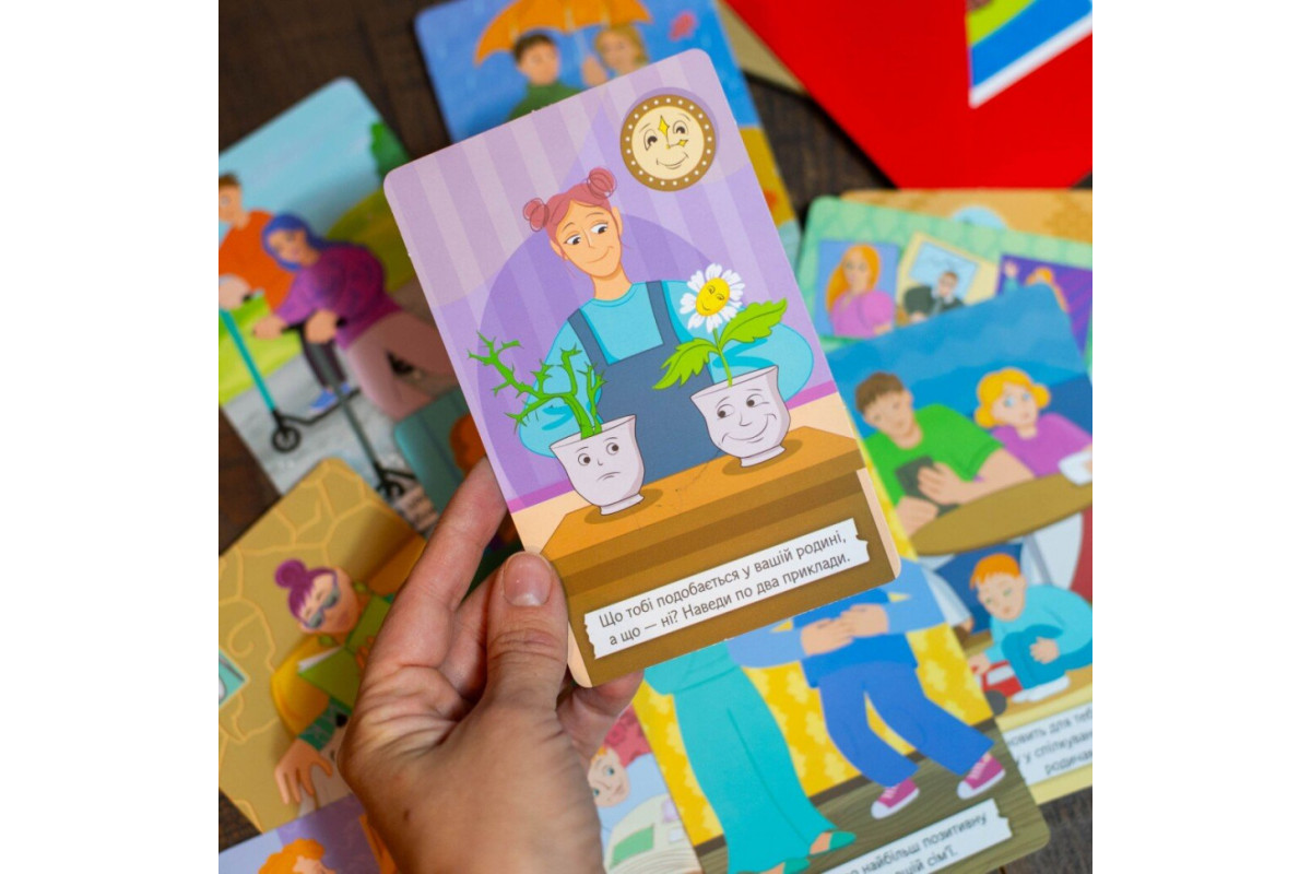 Психологическая игра для занятий с детьми "Давай поговорим!" 10156039, 30 карточек