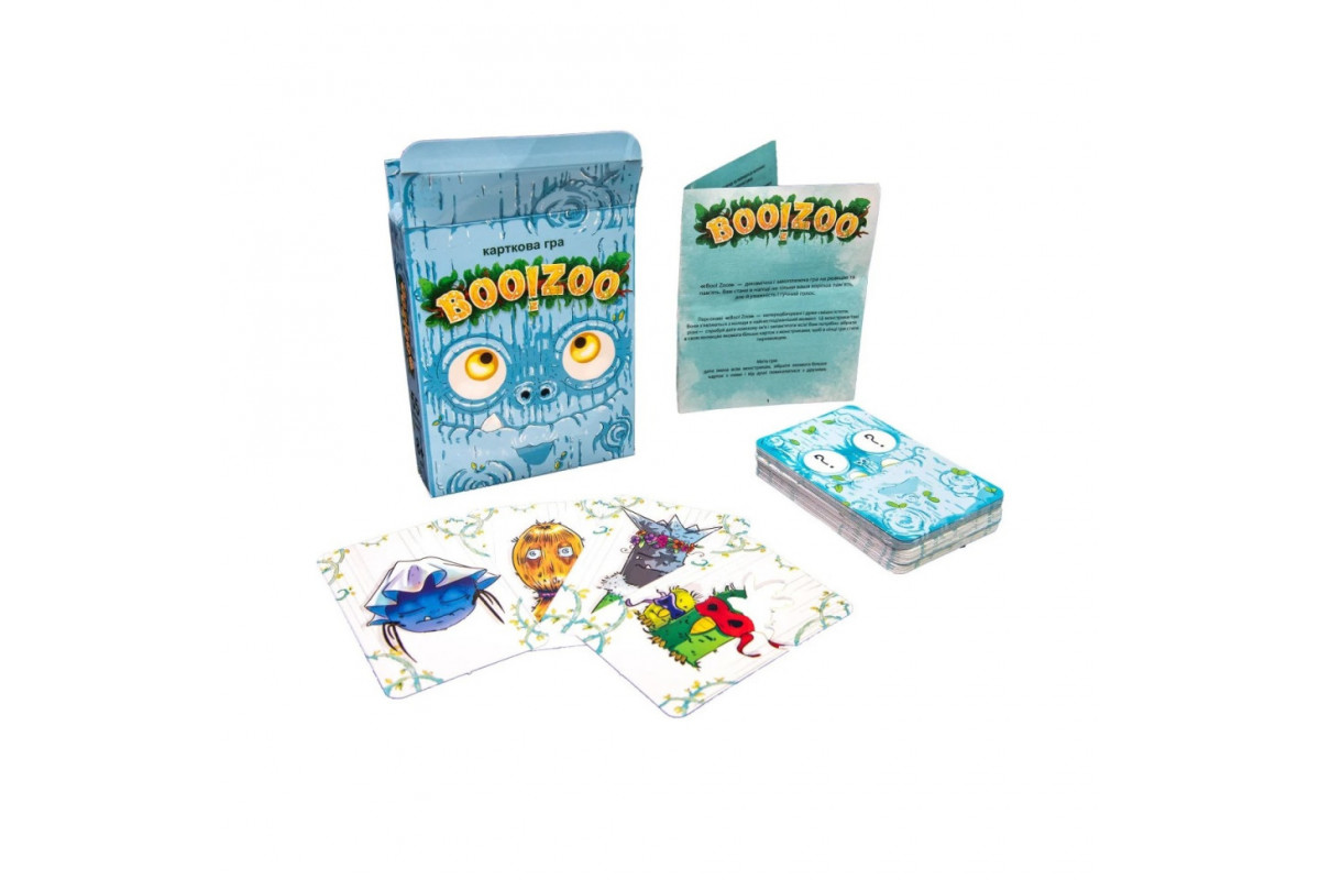 Настольная игра "BOO!ZOO" Strateg 30219 на украинском языке