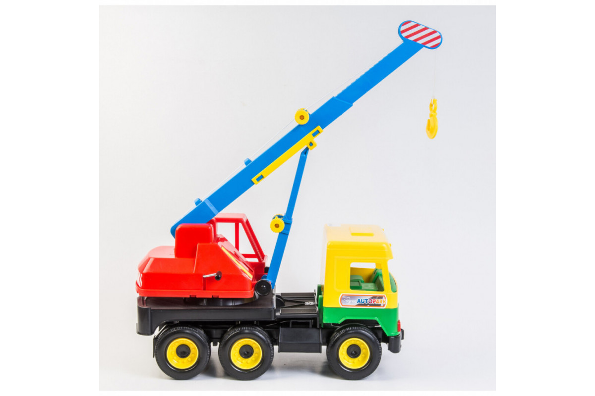 Игрушечный автокран "Middle truck" 39226 с выдвижной стрелой