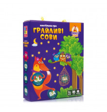 Детская настольная игра "Игривые совы, вижу слово!" VT8033-08, 99 фишек