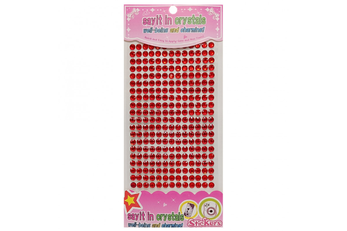 Напівнамистини наклейки Планшетка-№40, 6 мм, на планшетці 260 шт