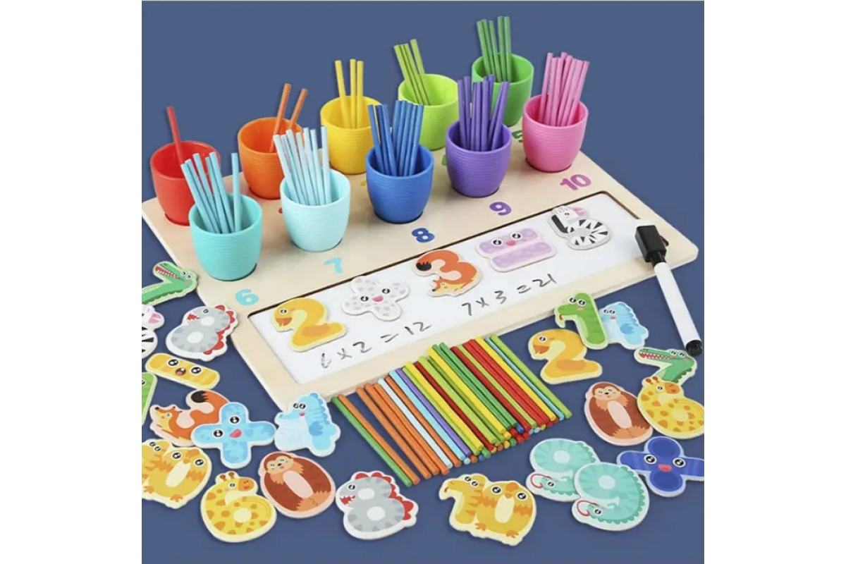 Дерев'яна Логічна гра "Математика" 58602