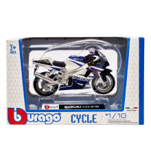 Детская модель Мотоцикла "SUZUKI GSX-R750" Bburago 18-51030-1 масштаб 1:18