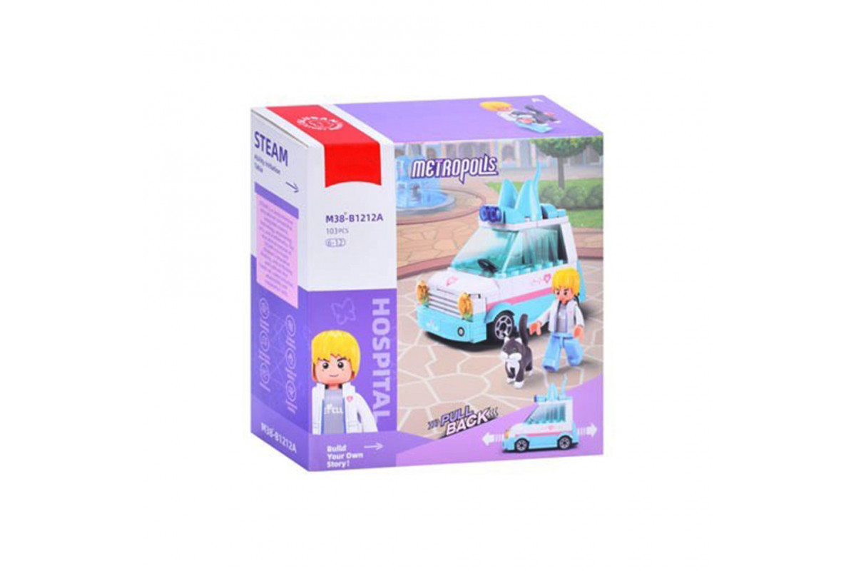 Конструктор детский «Metropolis Hospital» M38-B1212A 103 детали