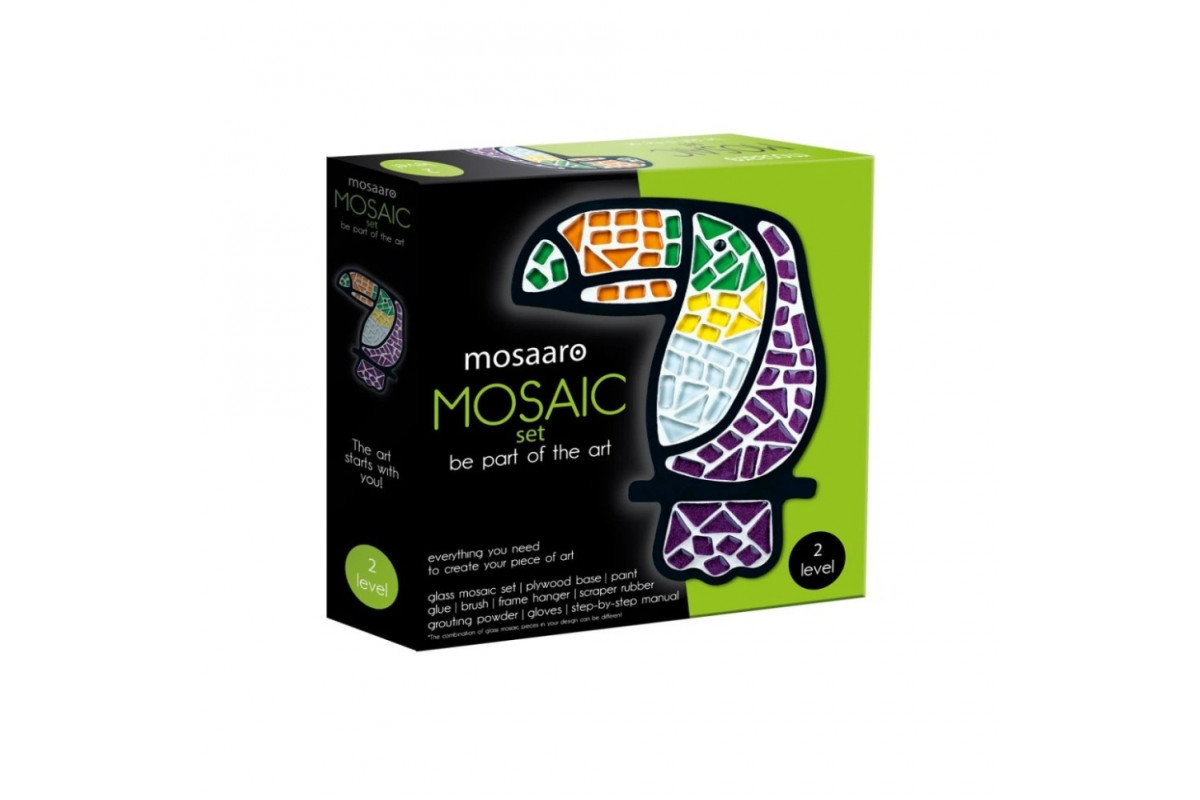 Детский набор для творчества хрустальная мозаика "Тукан" MA2001