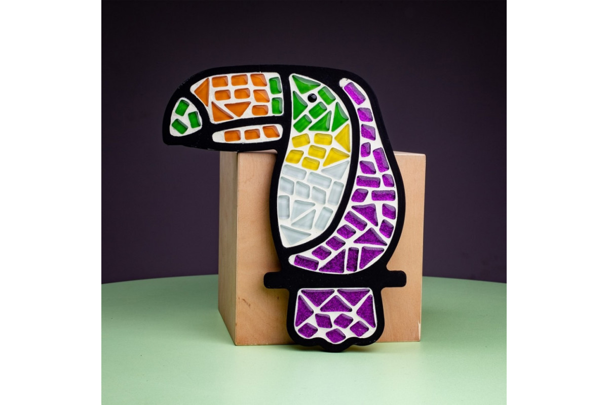 Детский набор для творчества хрустальная мозаика "Тукан" MA2001