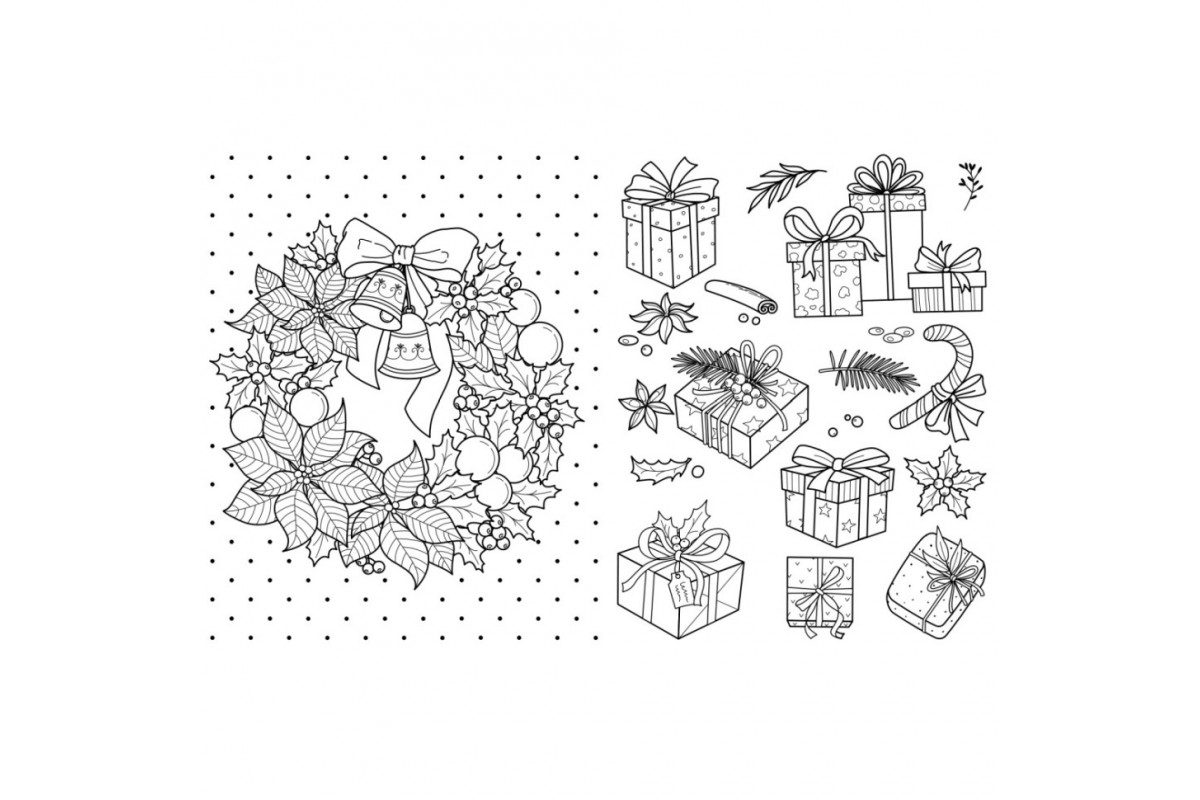 Велика книга розмальовок Різдво 1736023, 64 сторінки