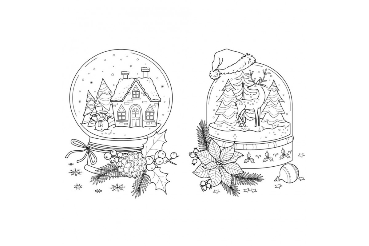 Велика книга розмальовок Різдво 1736023, 64 сторінки