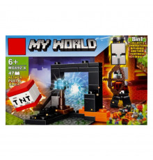 Детский конструктор "Minecraft" MG692-4, 47 деталей