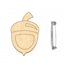 Заготовка броши для раскрашивания "Маленький желудь" FDZB-106