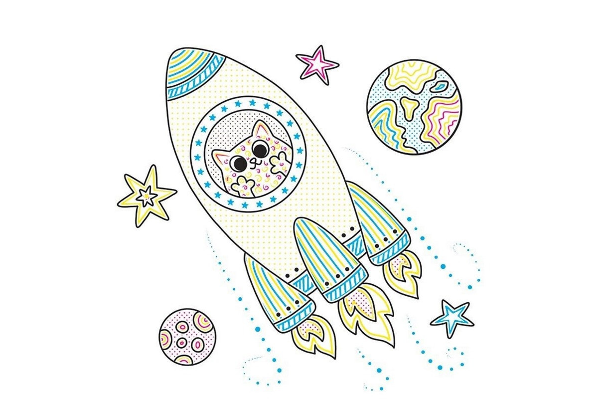 Детская книга-раскраска "На перегонах" 1806010, 12 страниц