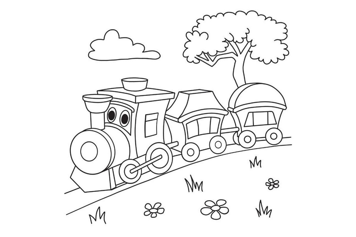 Детская книга-раскраска "На перегонах" 1806010, 12 страниц