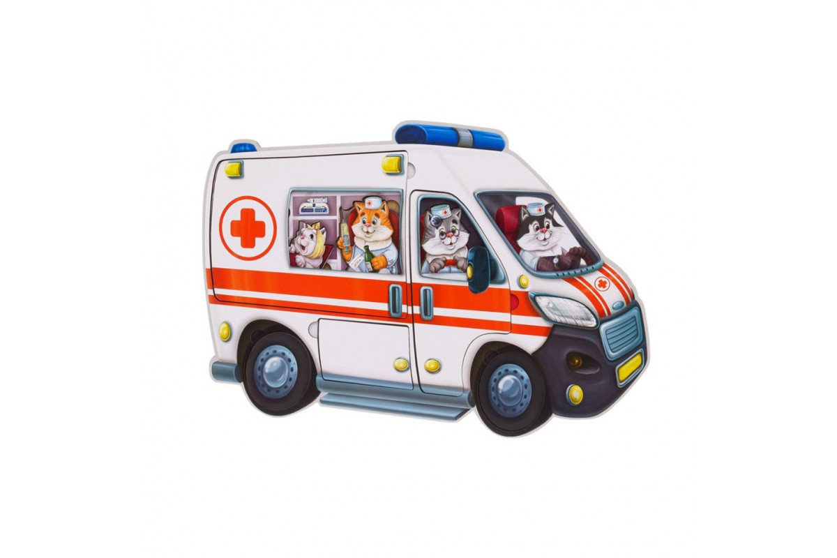 Дерев'яний пазл-сортер "Швидка допомога" Ubumblebees (ПСФ020) PSF020