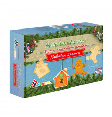 Набор для творчества новогодний Роспись акриловыми красками "Пряники" Умняшка НГ-002/3