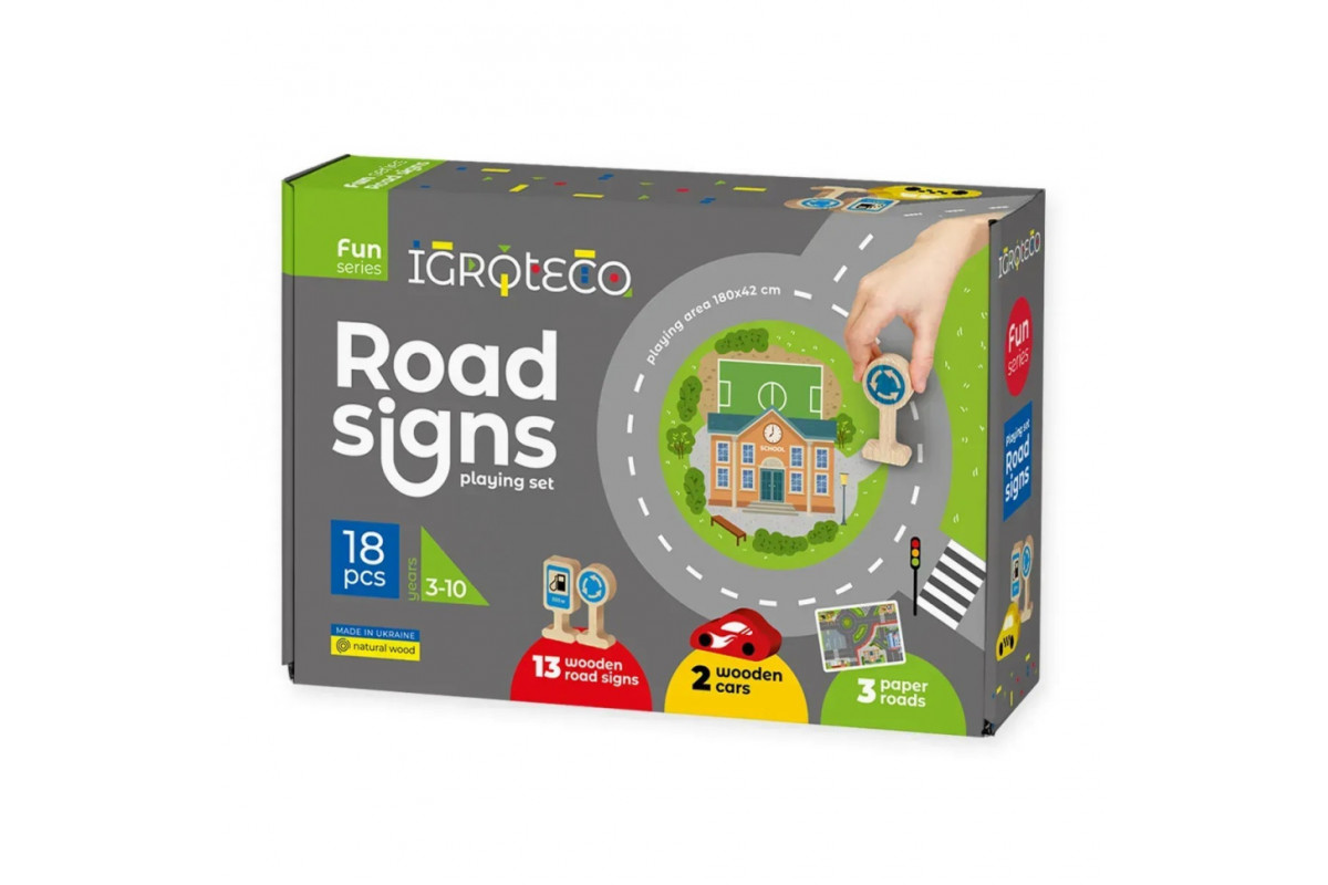 Детская игра учебно-познавательная  "Дорожные знаки" Igroteco 900149