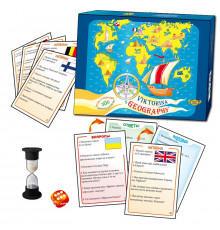 Игра "Географическая викторина" Мастер MKL1004, 300 вопросов