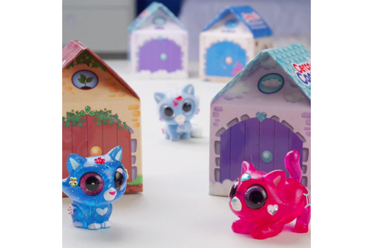 Коллекционная фигурка-сюрприз You You Котята Созвездие зодиака #sbabam 66/CN22 с бумажным домиком
