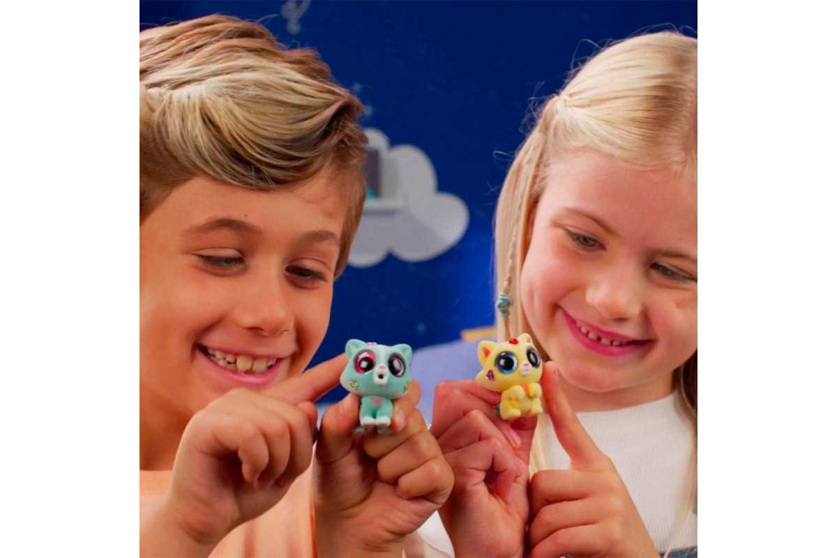 Коллекционная фигурка-сюрприз You You Котята Созвездие зодиака #sbabam 66/CN22 с бумажным домиком