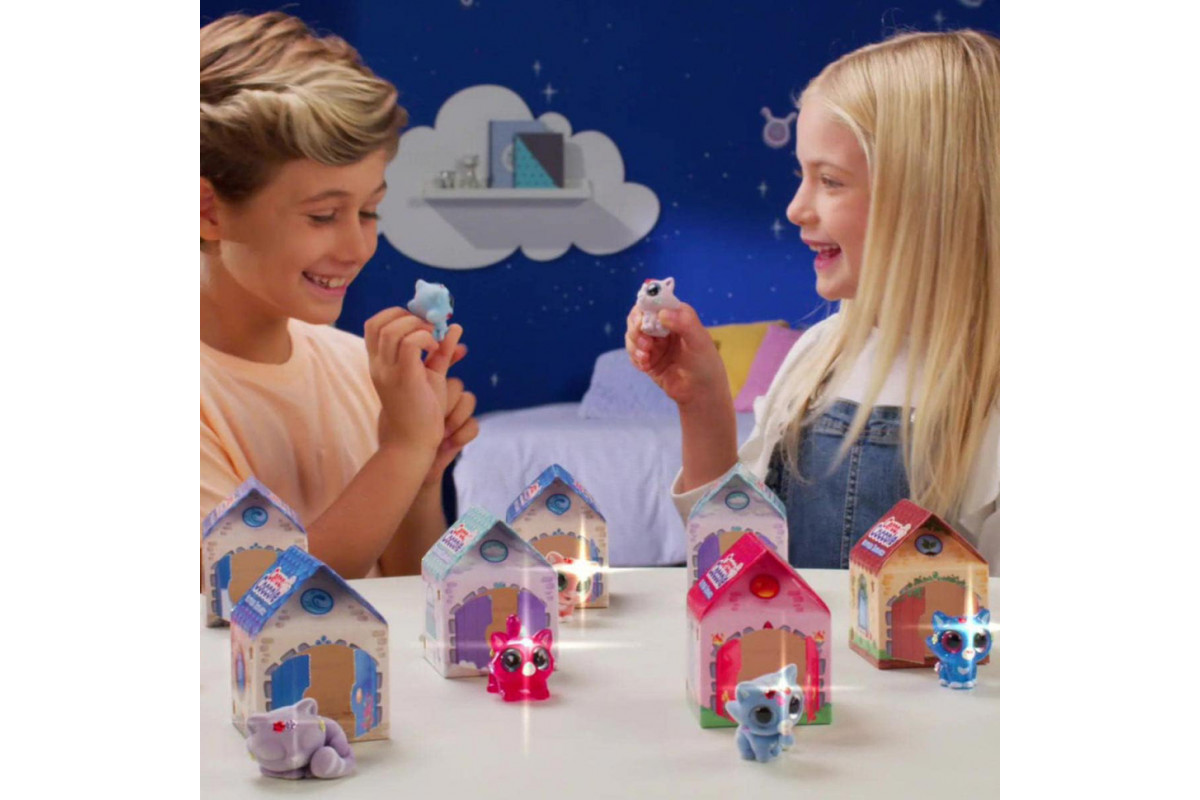 Коллекционная фигурка-сюрприз You You Котята Созвездие зодиака #sbabam 66/CN22 с бумажным домиком