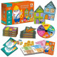 Дитяча настільна гра "Заробляй та будуй" VT2312-04, 48 деталей будинків