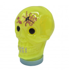Дитячий антистрес-слайм Череп Skull 80174, 100 мл Жовтий