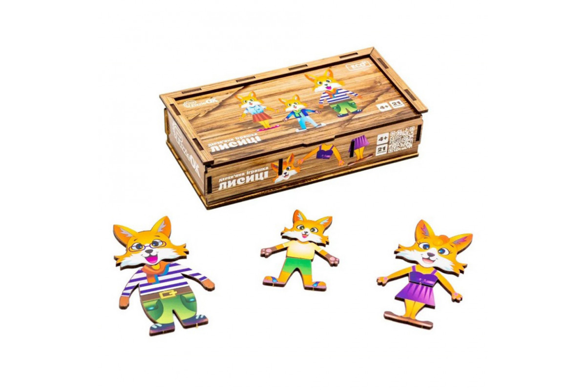 Дерев'яна настільна гра Лисички Puz-42121