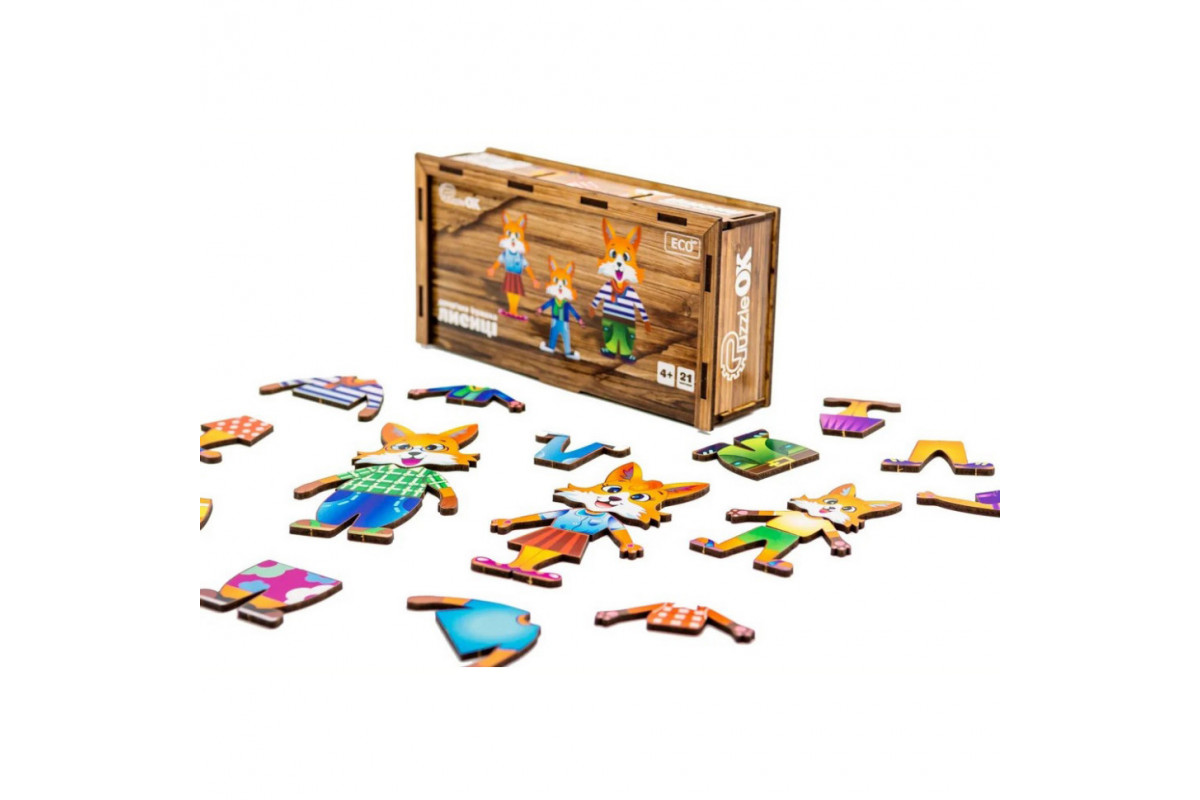 Дерев'яна настільна гра Лисички Puz-42121