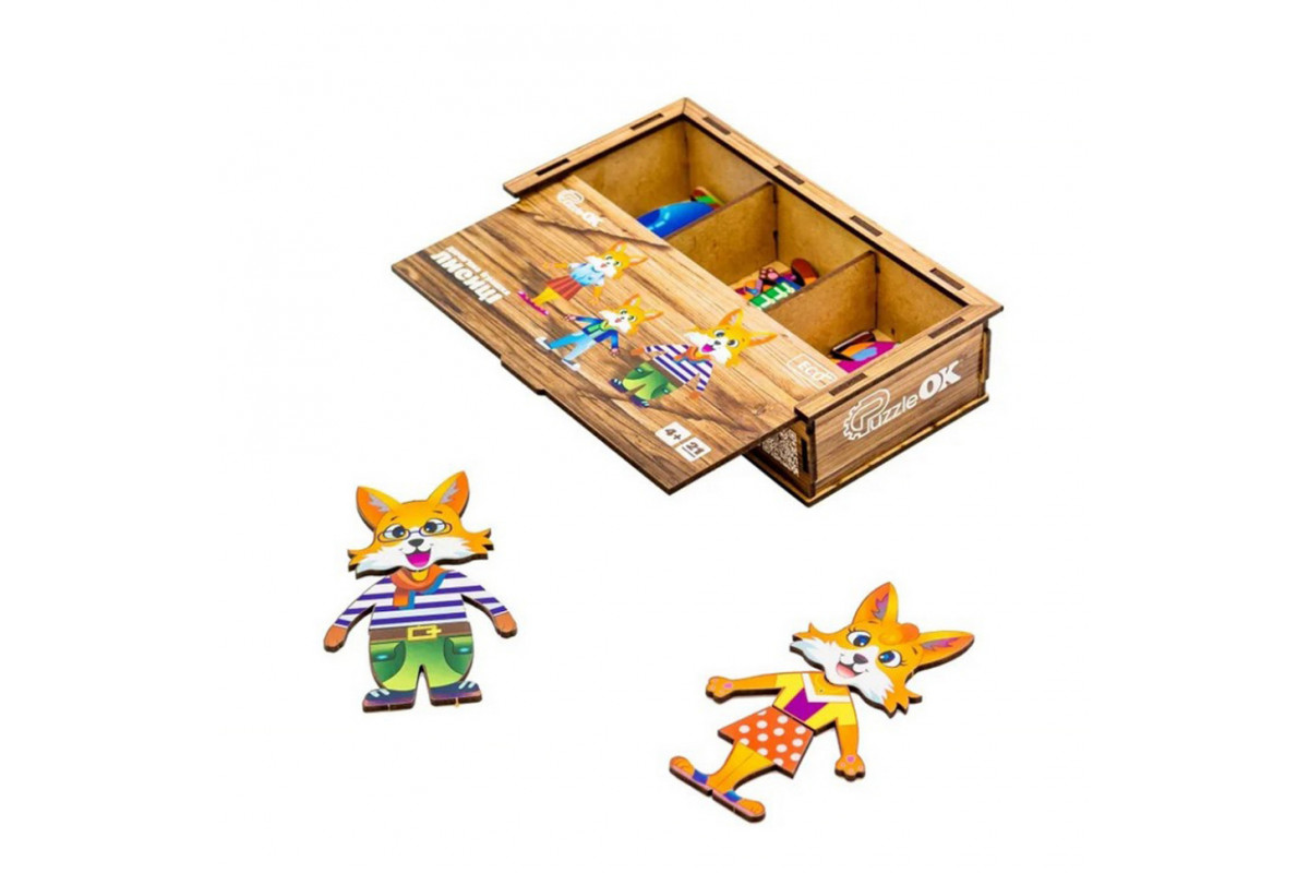 Дерев'яна настільна гра Лисички Puz-42121