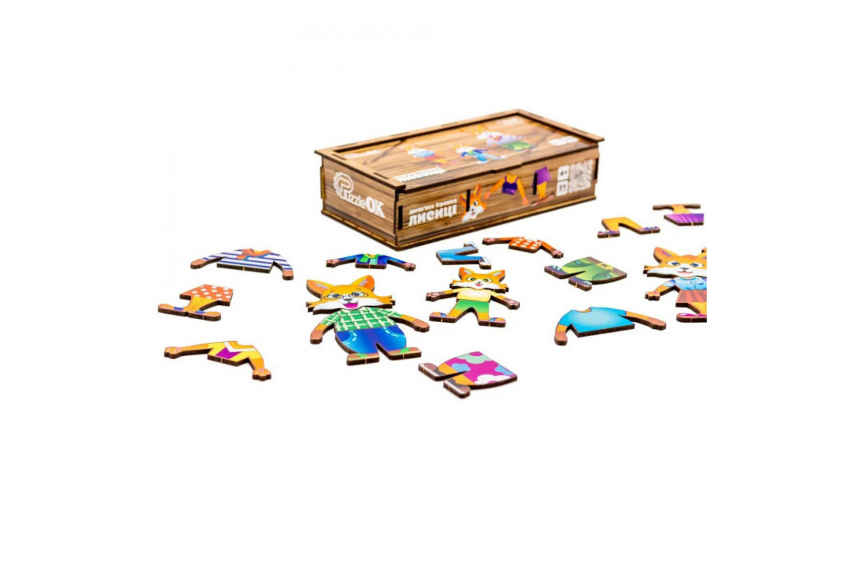 Дерев'яна настільна гра Лисички Puz-42121