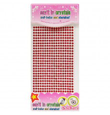 Полубусины наклейки Планшетка-№26, 4 мм, на планшетке 468 шт