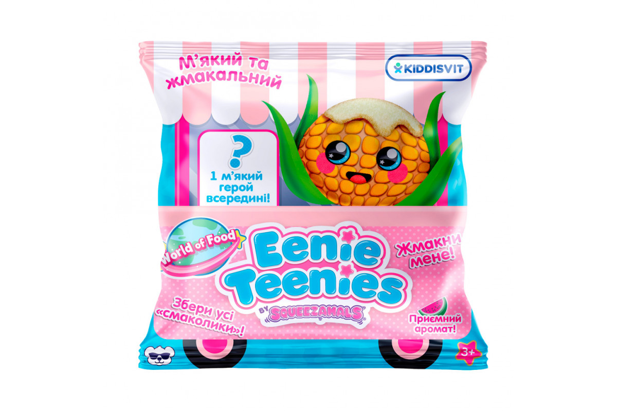 М'яка іграшка Смаколики Squeezamals Surprizamals SQ03890-5030 серії Eenie Teenies, 16 видів в асортименті