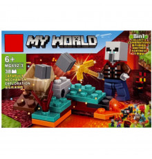 Детский конструктор "Minecraft" MG692-3, 38 деталей