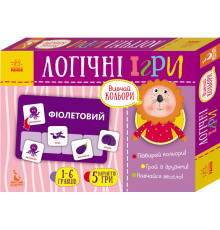 Детские логические игры "Изучай цвета" 918001, 24 карточки на укр. языке