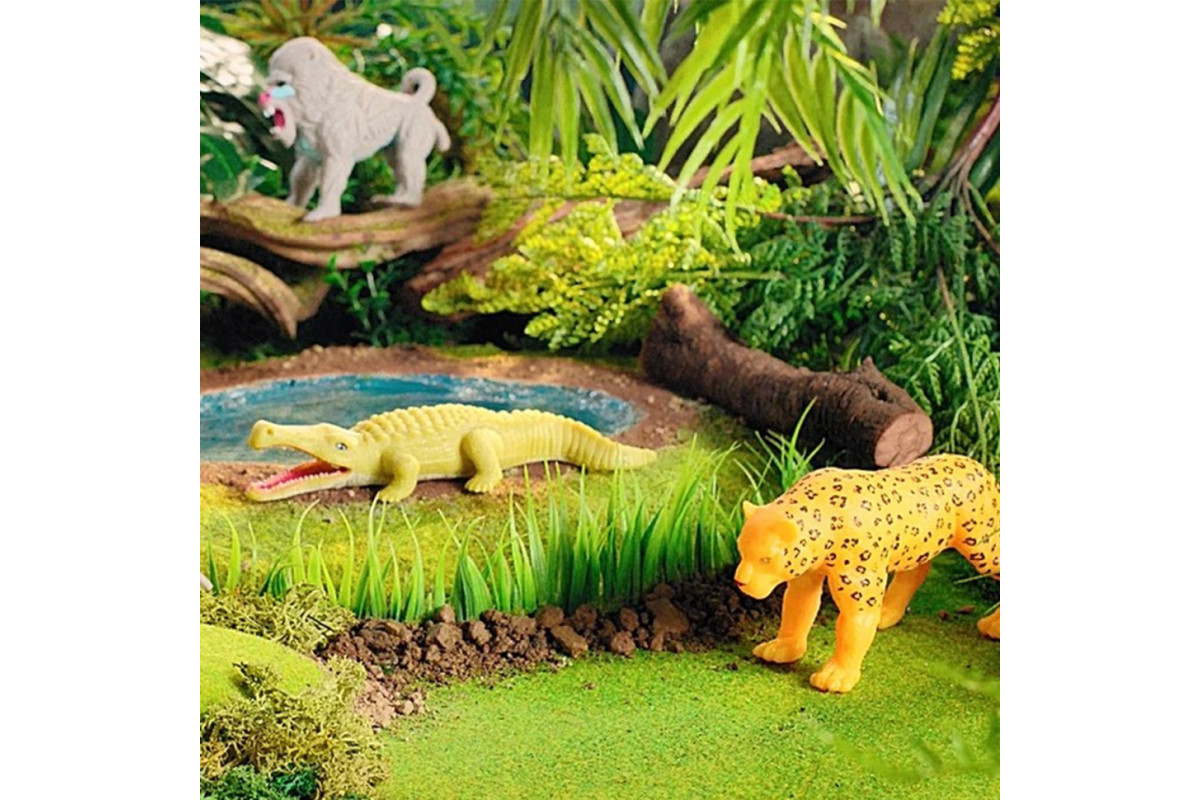 Стретч-игрушка "Хищники джунглей" #sbabam 30/CN23 в виде животного